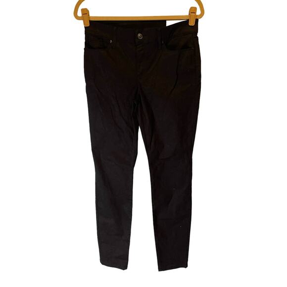 Chicos Secret Stretch Four Pocket Jet Black Jeggings Chicos Size OR Size 4 BNWT - Picture 2 of 14